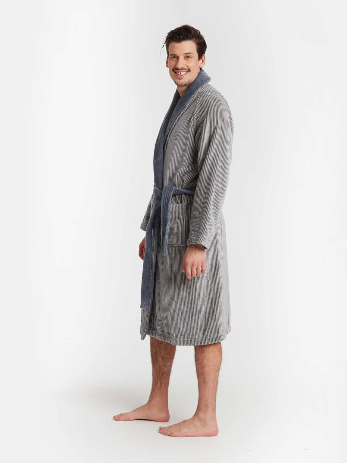 Winston Robe Bluestone Mole Mens